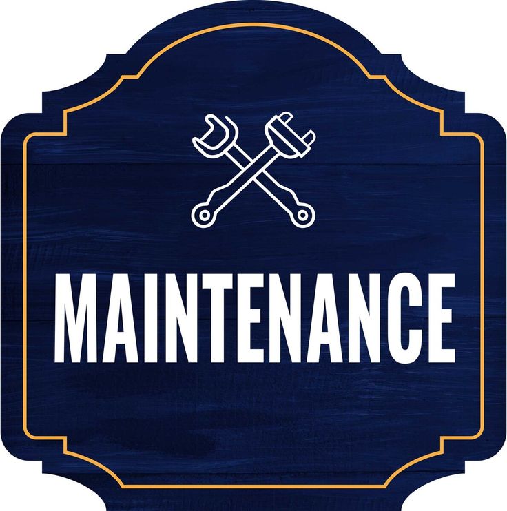sign maintenance